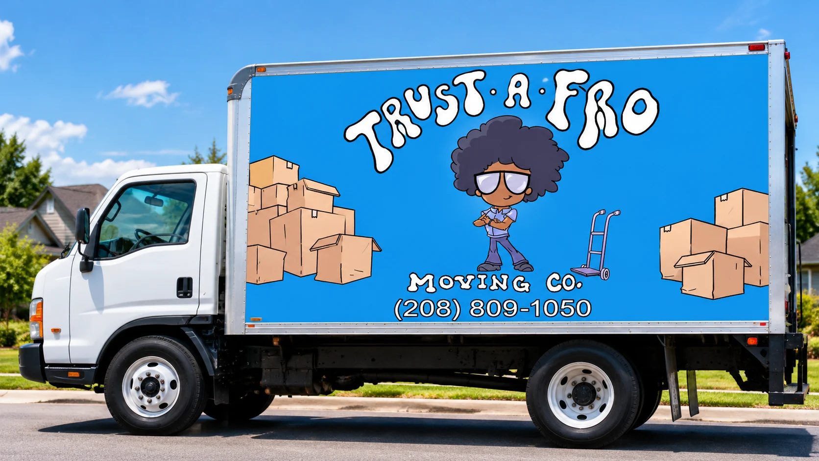 Trust A Fro moving truck